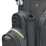 Rydz Skipper QO9 Waterproof Cartbag, Anthrazit / Grün