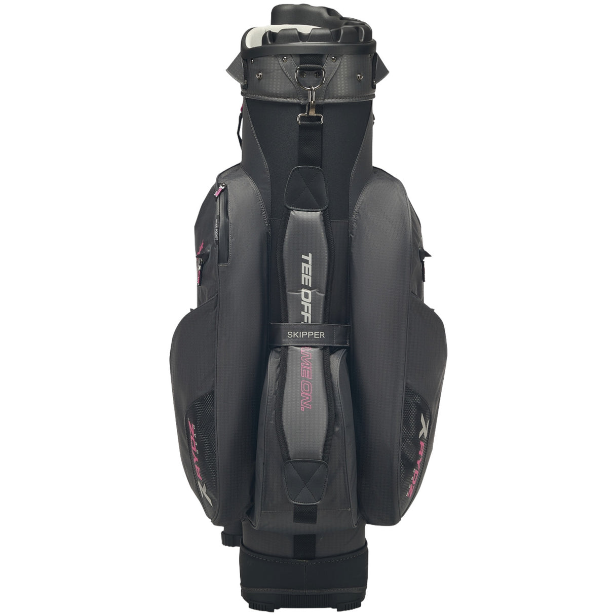 Rydz Skipper QO9 Waterproof Damen Cartbag, Anthrazit / Silbergrau / Pink
