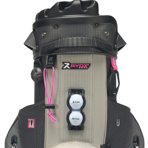 Rydz Skipper QO9 Waterproof Damen Cartbag, Anthrazit / Silbergrau / Pink