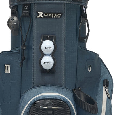 Rydz Skipper QO9 Waterproof Cartbag, Navy / Silbergrau