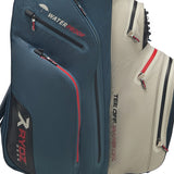 Rydz Skipper QO9 Waterproof Cartbag, Navy / Silbergrau / Rot