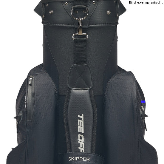 Rydz Skipper QO9 Waterproof Cartbag, Navy / Silbergrau / Rot