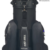 Rydz Skipper QO9 Waterproof Cartbag, Navy / Silbergrau / Rot