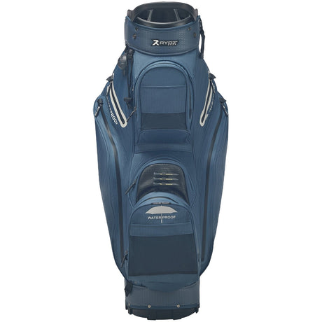 Rydz Clip Waterproof Cartbag, Navy - Golflaedchen.de