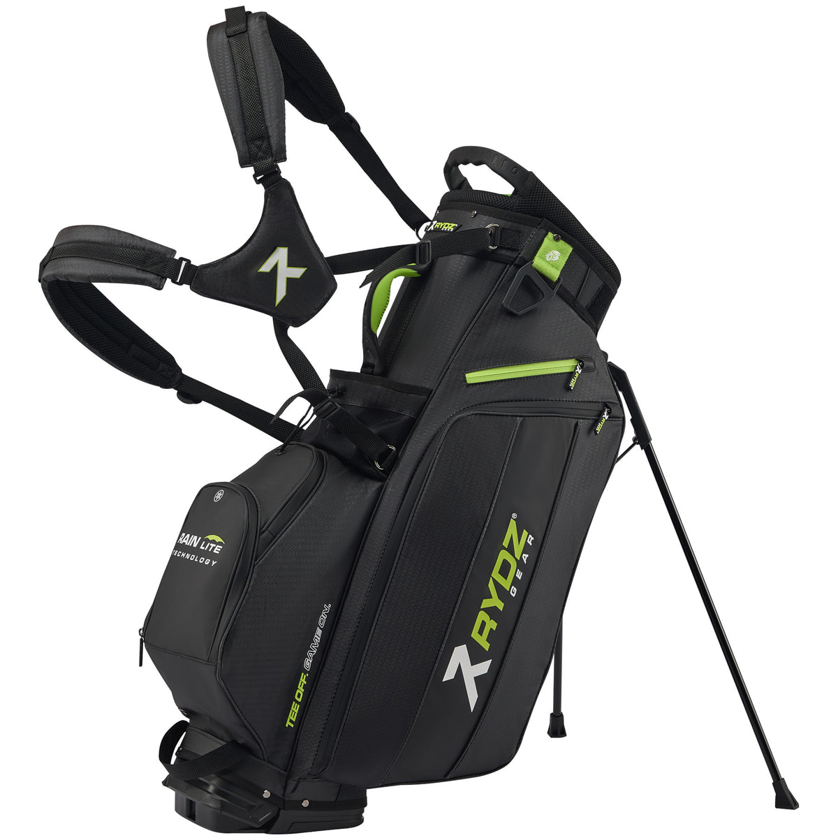 Rydz Gear JetPack Rain Lite Standbag, Schwarz / Grün