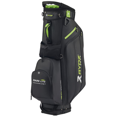 Rydz Gear JetPack Rain Lite Standbag, Schwarz / Grün - Golflaedchen.de