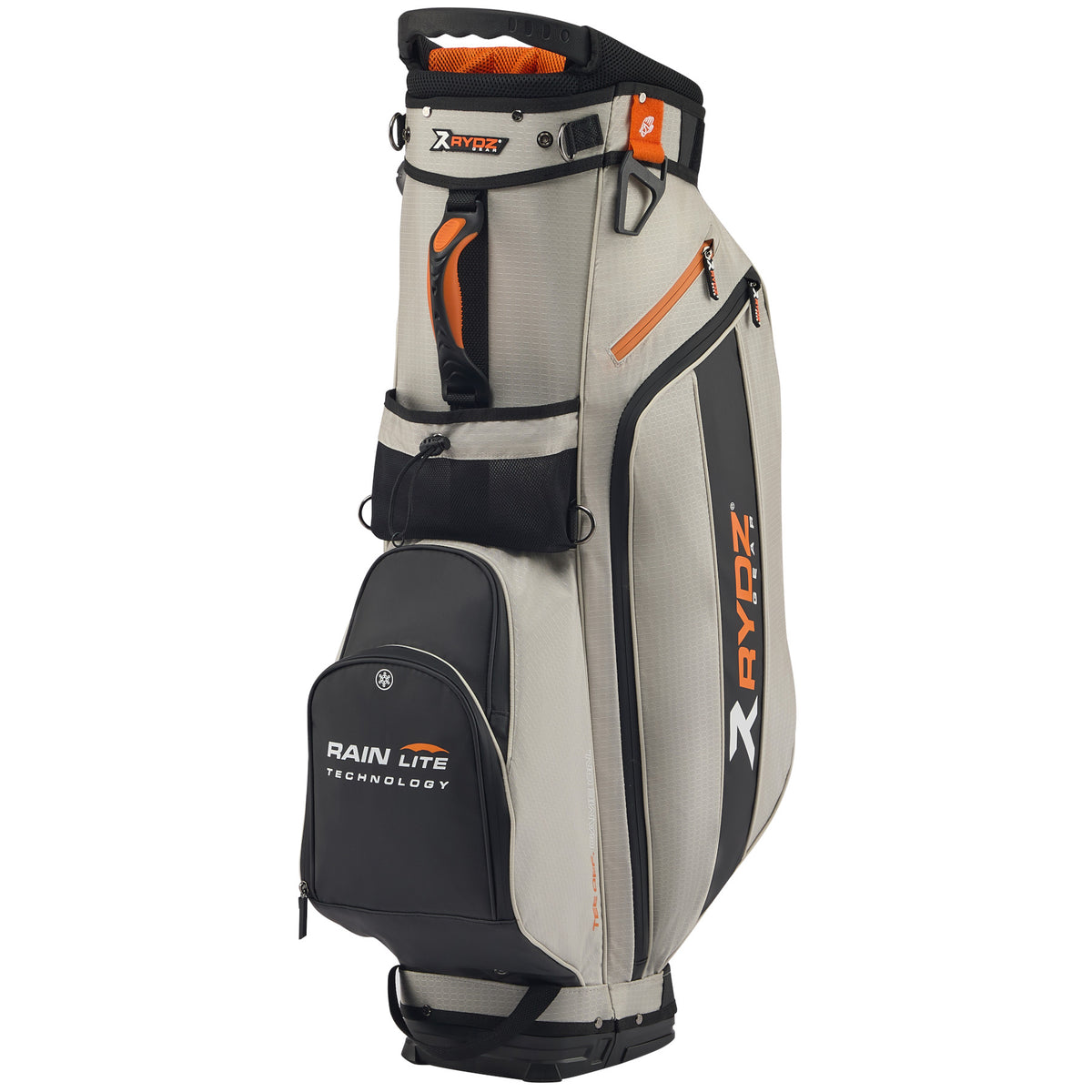 Rydz Gear JetPack Rain Lite Standbag, Silbergrau / Schwarz / Orange