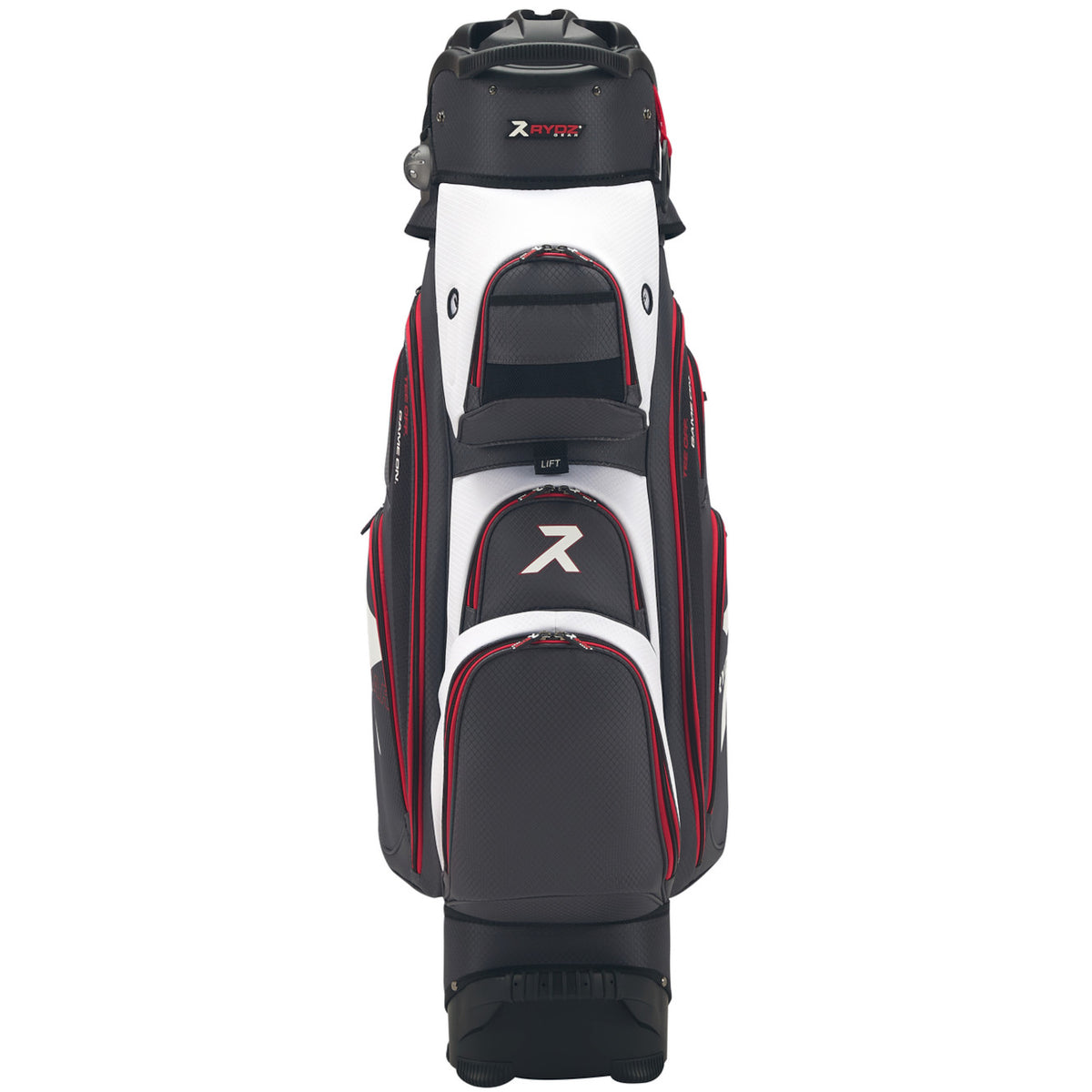 Rydz Gear Speedy B. QO14 Cartbag, Anthrazit / Weiß / Rot