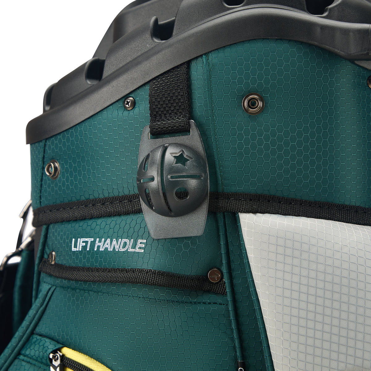Rydz Gear Speedy B. QO14 Cartbag, Grün / Silbergrau / Goldgelb