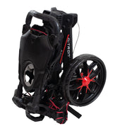 Bag Boy NITRON Auto - Open 3 - Rad Golftrolley, Schwarz / Rot - Golflaedchen.de