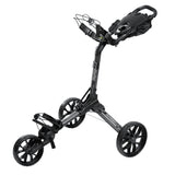 Bag Boy NITRON Auto - Open 3 - Rad Golftrolley, Grau / Dunkelgrau - Golflaedchen.de