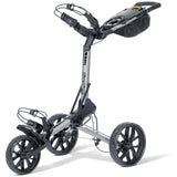 Bag Boy Slimfold 3 - Rad Golftrolley, Grau / Schwarz - Golflaedchen.de