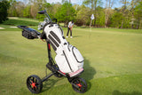 Bag Boy Slimfold 3 - Rad Golftrolley, Grau / Schwarz - Golflaedchen.de