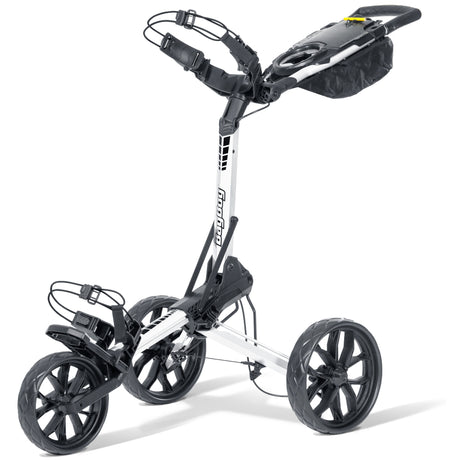 Bag Boy Slimfold 3 - Rad Golftrolley, Weiß / Schwarz - Golflaedchen.de