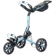 Bag Boy Slimfold 3 - Rad Golftrolley, Hellblau / Weiß - Golflaedchen.de