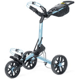 Bag Boy Slimfold 3 - Rad Golftrolley, Hellblau / Weiß - Golflaedchen.de