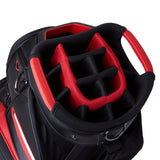 Taylor Made 2025 Deluxe Cartbag, Schwarz / Rot - Golflaedchen.de