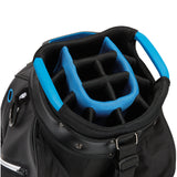 Taylor Made 2025 Deluxe Cartbag, Schwarz / Blau - Golflaedchen.de