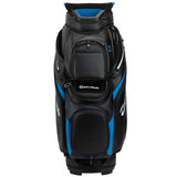 Taylor Made 2025 Deluxe Cartbag, Schwarz / Blau - Golflaedchen.de