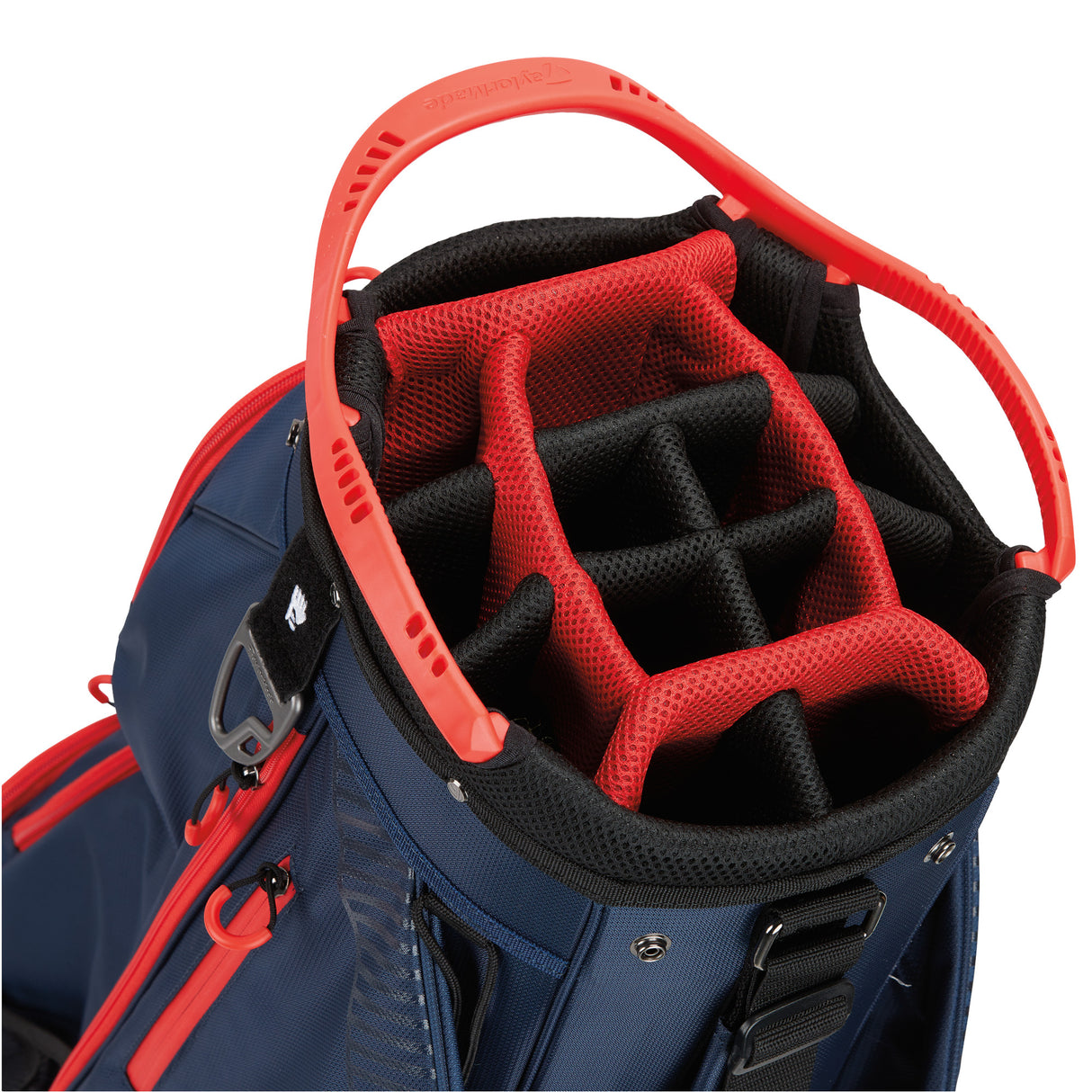 Taylor Made 2026 Pro Cartbag, Navy / Rot - Golflaedchen.de