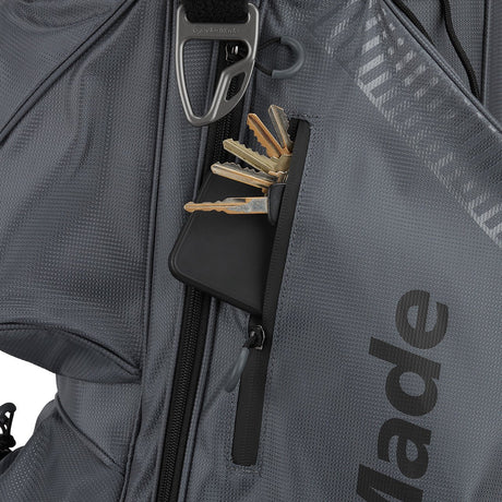 Taylor Made 2026 Pro Cartbag, Dunkelgrau - Golflaedchen.de