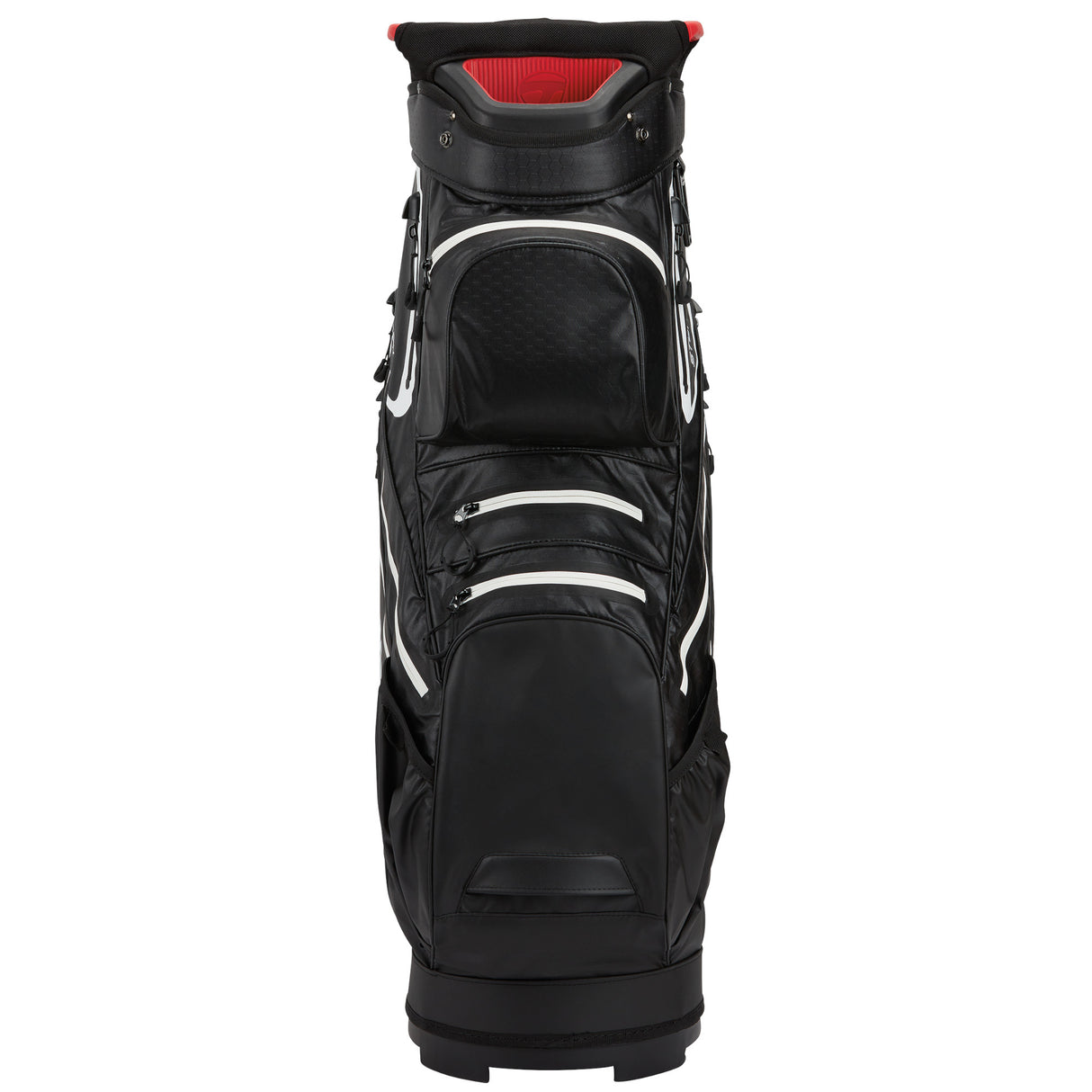 Taylor Made 2025 Storm Dry Waterproof Cartbag, Schwarz / Weiß / Rot - Golflaedchen.de