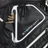 Taylor Made 2025 Storm Dry Waterproof Cartbag, Schwarz / Weiß / Rot - Golflaedchen.de