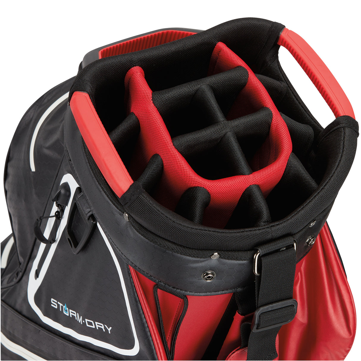 Taylor Made Storm Dry Waterproof Cartbag, Rot / Schwarz - Golflaedchen.de