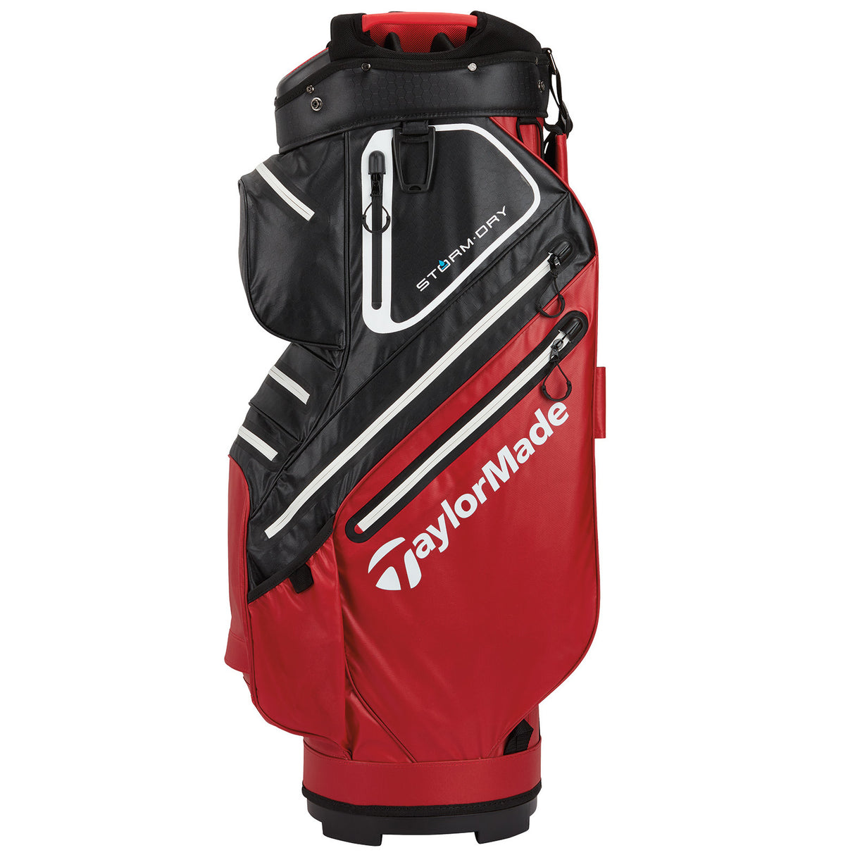 Taylor Made Storm Dry Waterproof Cartbag, Rot / Schwarz - Golflaedchen.de