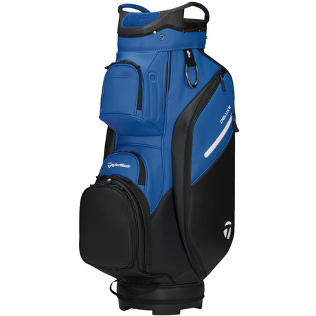 Taylor Made 2026 Deluxe Cartbag, Schwarz / Blau - Golflaedchen.de