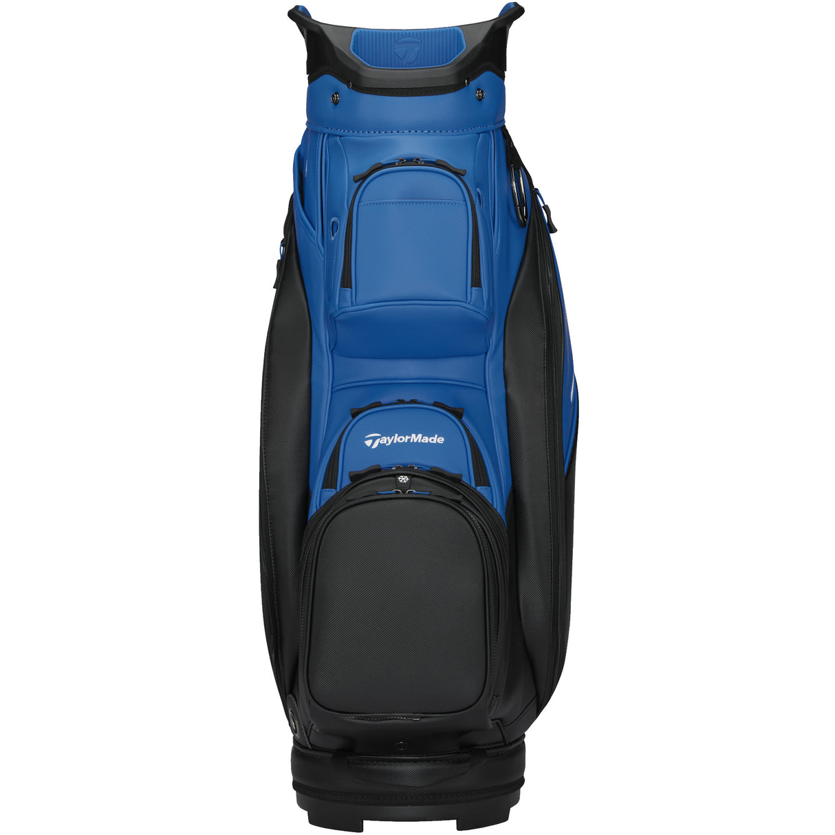 Taylor Made 2026 Deluxe Cartbag, Schwarz / Blau - Golflaedchen.de