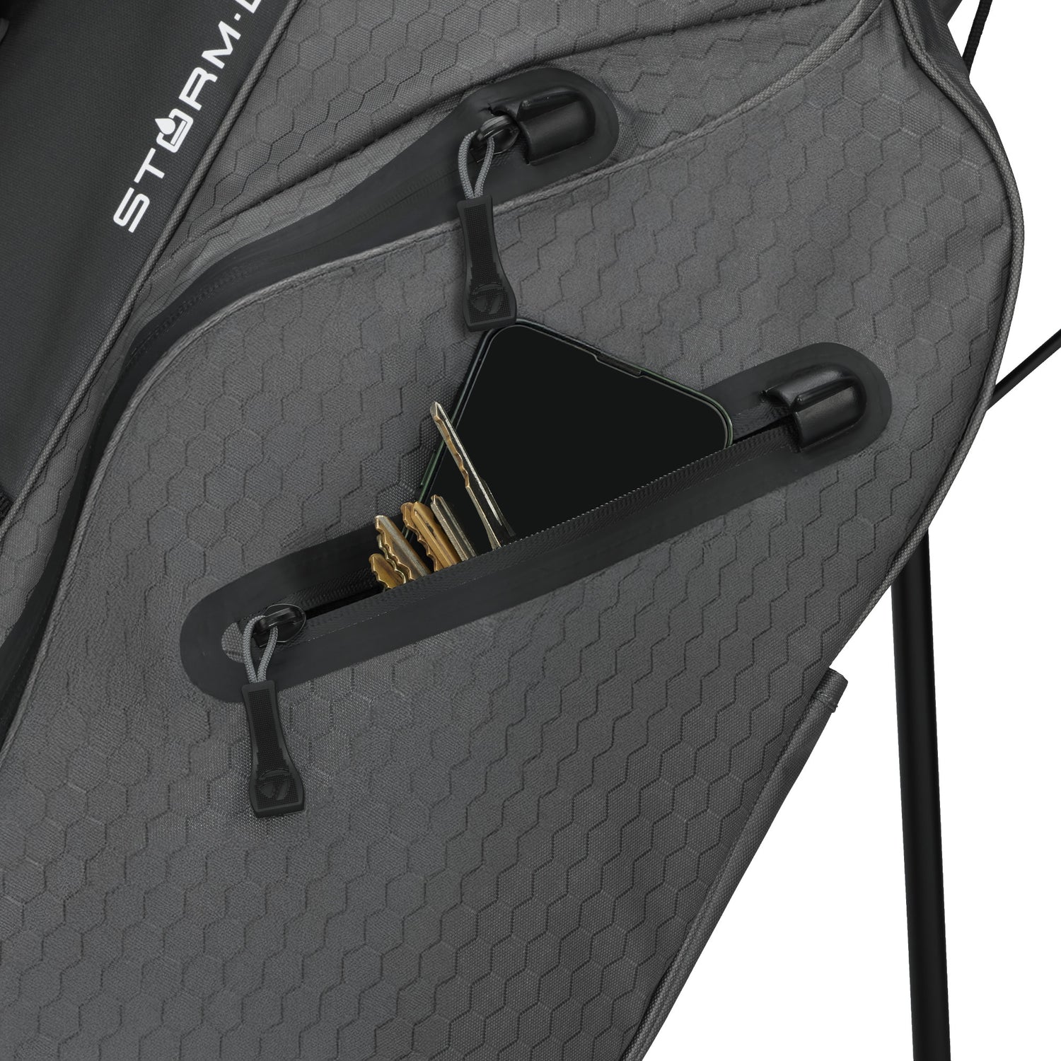 Taylor Made 2026 Storm Dry Waterproof Standbag, Grey / Black - Golflaedchen.de
