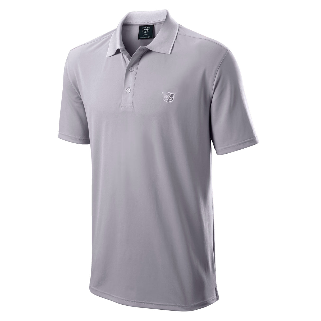 Wilson Staff Classic Herren Golf Polo, Grau - Golflaedchen.de
