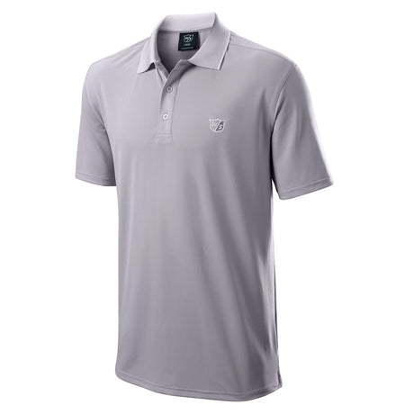 Wilson Staff Classic Herren Golf Polo, Grau - Golflaedchen.de