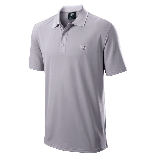 Wilson Staff Classic Herren Golf Polo, Grau - Golflaedchen.de