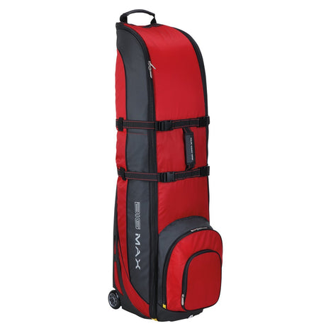 Big Max Wheeler 3 Travelcover / Golf Reisetasche, Schwarz / Rot - Golflaedchen.de