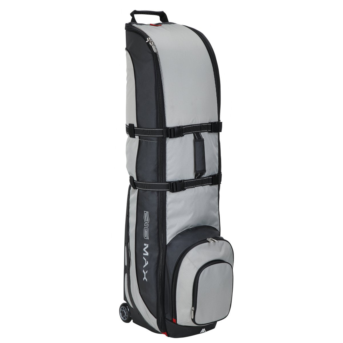 Big Max Wheeler 3 Travelcover / Golf Reisetasche, Schwarz / Silber - Golflaedchen.de