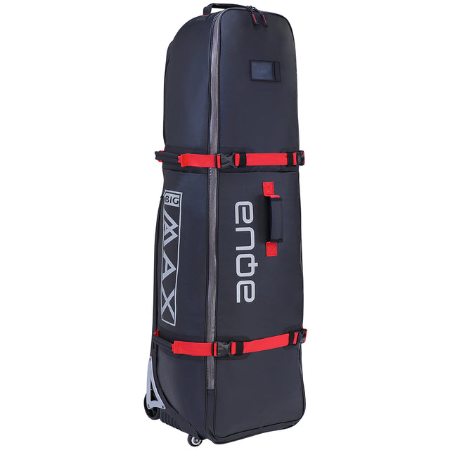 Big Max Aqua TCS Travelcover / Golf Reisetasche, Schwarz / Rot - Golflaedchen.de