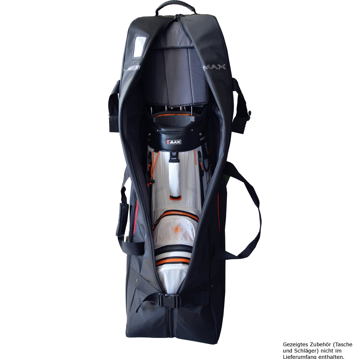 Big Max Traveler Travelcover / Golf Reisetasche, Grau / Schwarz - Golflaedchen.de
