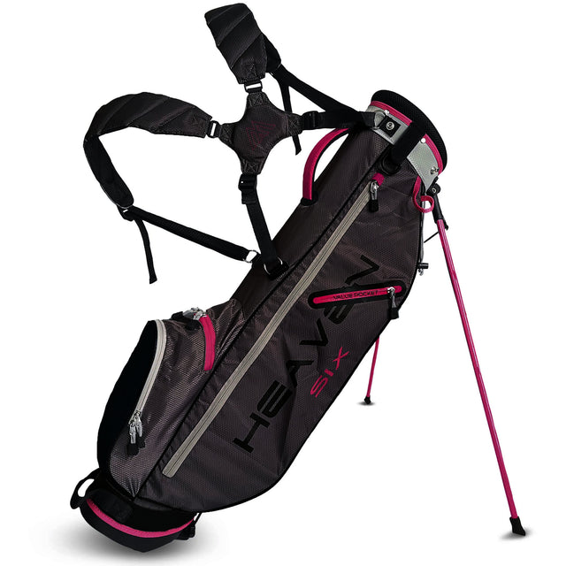 Big Max Heaven SIX Damen Standbag, Grau / Fuchsia - Golflaedchen.de