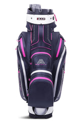 Big Max Dri Lite Silencio 2 Damen Cartbag, Blau / Silber / Fuchsia - Golflaedchen.de