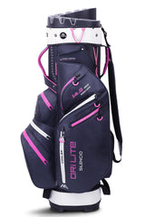 Big Max Dri Lite Silencio 2 Damen Cartbag, Blau / Silber / Fuchsia - Golflaedchen.de