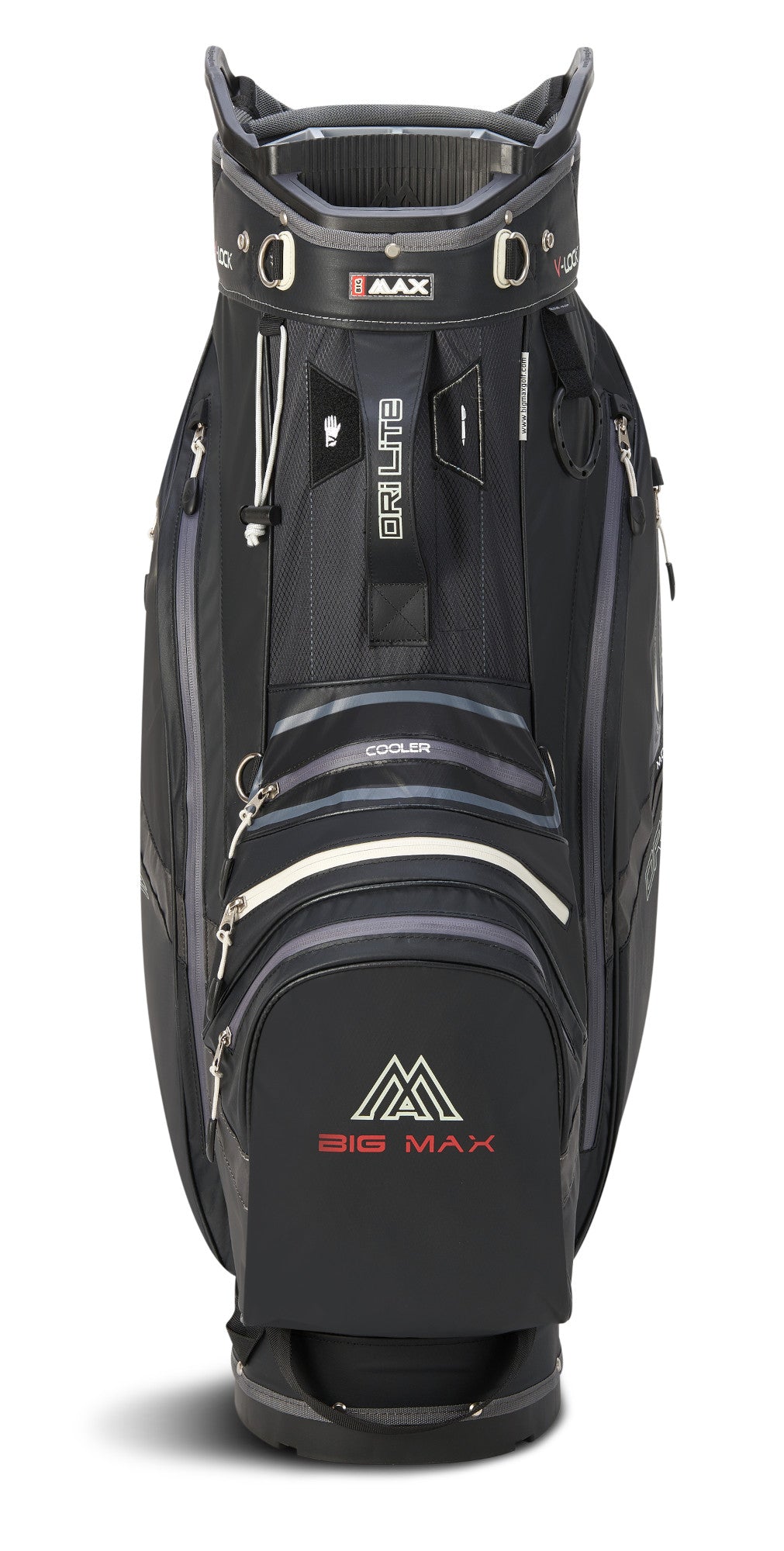 Big Max Dri Lite V - 4 Waterproof Cartbag, Schwarz - Golflaedchen.de