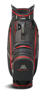 Big Max Dri Lite V - 4 Waterproof Cartbag, Grau / Schwarz / Rot - Golflaedchen.de