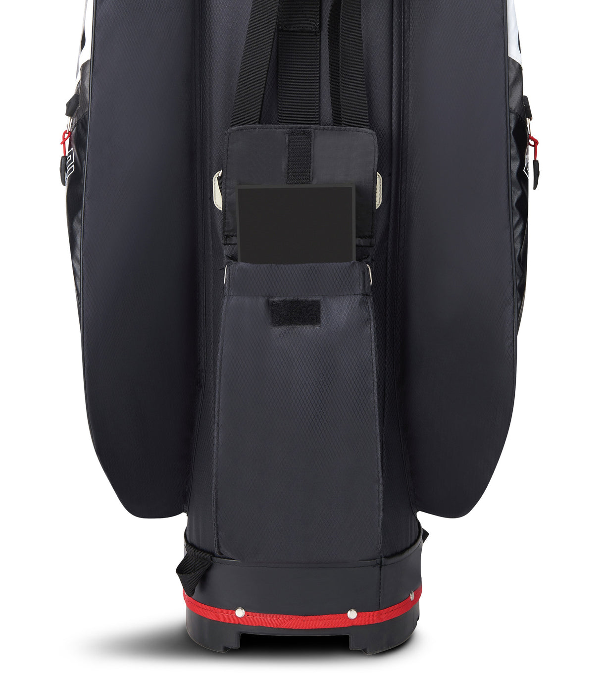 Big Max Dri Lite V - 4 Waterproof Cartbag, Grau / Schwarz / Rot - Golflaedchen.de