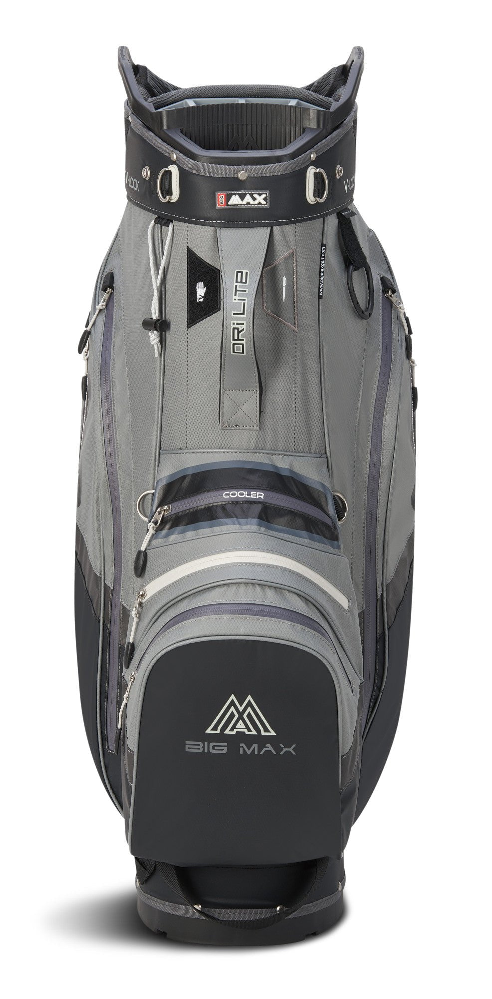 Big Max Dri Lite V - 4 Waterproof Cartbag, Grau / Schwarz - Golflaedchen.de