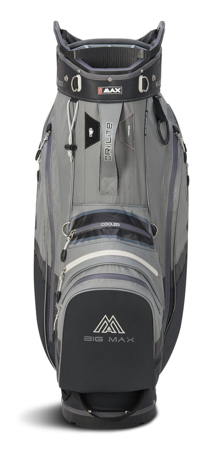 Big Max Dri Lite V - 4 Waterproof Cartbag, Grau / Schwarz - Golflaedchen.de