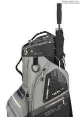 Big Max Dri Lite V - 4 Waterproof Cartbag, Grau / Schwarz - Golflaedchen.de