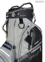 Big Max Dri Lite V - 4 Waterproof Cartbag, Grau / Schwarz - Golflaedchen.de