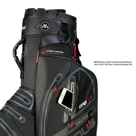 Big Max Aqua Silencio 4 Waterproof Cartbag, Schwarz - Golflaedchen.de